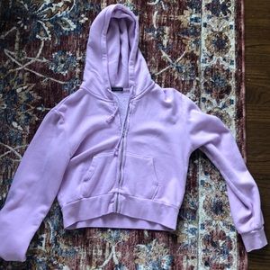 Brandy Melville Cropped Hoodie